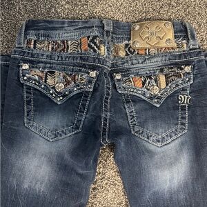 Miss Me Signature Blue Skinny Jeans 26